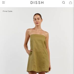 NWT Daphne Linen Mini Dress